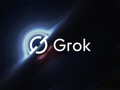 Grok Logo Redesign Concept abstract ai logo black hole logo brand identity branding data logo dynamic logo finance logo fintech logo futurisitic logo g logo letter logo logo logo design mechine learning logo modern logo planet logo space logo technology logo web3 logo