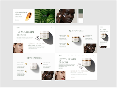 Case Study: GORO – Elevating Skincare through Thoughtful Design design ui ux design ux research web developement