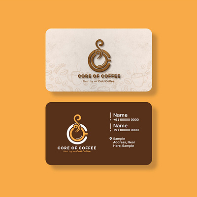 Business card design branding graphic design logo vector