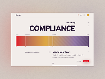 compliance home page branding clean compliance design finance fintech homepage minimal simple transactions ui voit xandovoit