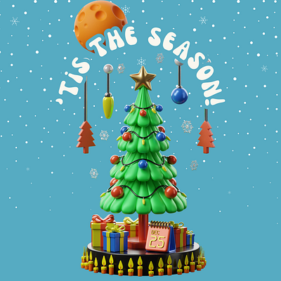 This is The Season 3d branding design graphic design illustration