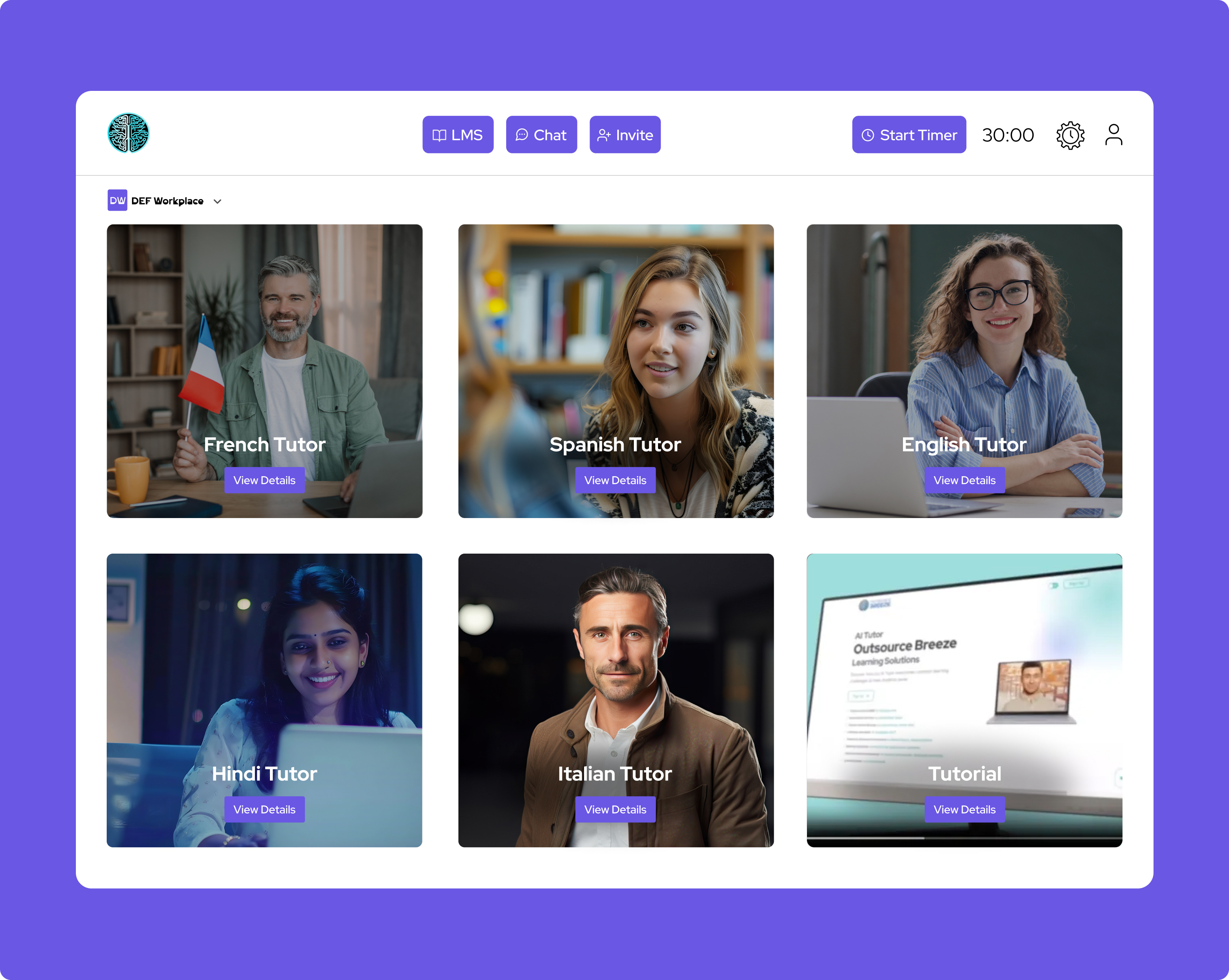 Outsource Breeze UI-UX ai ai tutor app design learning app responsive tutor app ui ui ux user experience user interface ux web app design web design