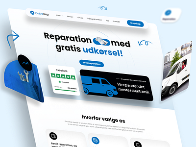 Website Design for Repairing Device Platform branding graphic design typography ui ux