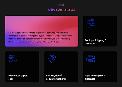 Why Choose Us animation motion graphics ui