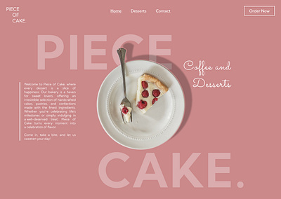 Web Design: Confectionery branding dailyui design figma graphic design illustration logo ui ux