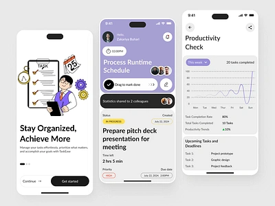 Task Management App calendar app design interface meeting minimalist mobileapp planner planning app product design project managment task task list task management app task manager app task managment task planner to do list ui uiux ux