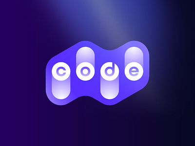 Code - Logo design brand designer brand identity design branding code creative logo freelance design gradient logo graphic design jeroen van eerden logo logo designer modern logo shift ui