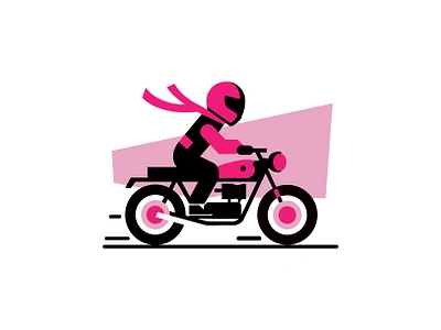 Lady Biker amazon biker branding custom t shirt design graphic design illustration lady biker logo marketing poster shop store vector