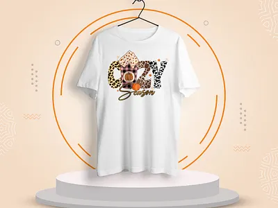 Fall Typography T Shirt Design Vector 203 apparel clothing design graphic illustration tee typography