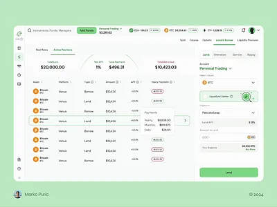 Self-Custody Trading Product Design System app commodities crypto design design system desktop fintech green investing platform product design stocks trading ui user experience ux ux design web web app web3