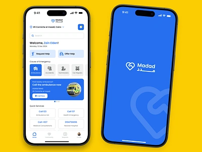 Madad Case Study l Emergency Assistance app design design ios ui uidesign uikit user interface design ux