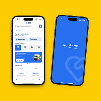 Madad Case Study l Emergency Assistance app design design ios ui uidesign uikit user interface design ux