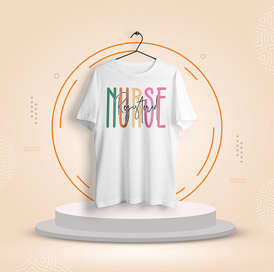 Nurse Typography T Shirt Design Vector 209 apparel branding clothing design graphic illustration logo tee typography