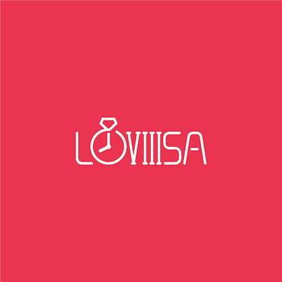 Loviiisa brand branding design graphic design logo logo animation logomotion motion graphics