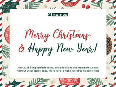 Merry Christmas & Happy New Year! 2025 android app branding design figma graphic design happy new year interface ios merry christmas mobile pattern postcard product ui ux web web design