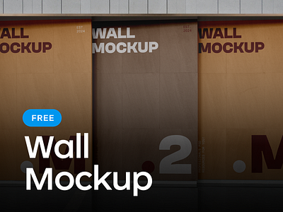 Free Wall Mockups branding design free free banner mockup free billboard mockup free download free mockup free template free wall mockup graphic design illustration logo logotype print psd typography vector wayfinding mockup