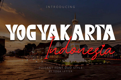 Yogyakarta Indonesia banner beautiful branding design font font design font duo graphic design handwritten illustration logo poster print sticker