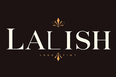 Lavish - Modern Luxury Logo Font design font graphic design logo serif