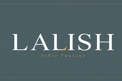 Lavish - Modern Luxury Logo Font logo font modern font serif