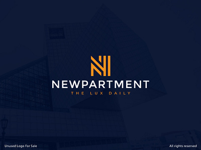 newpartment 3d apartment brand branding design elegant graphic design home hotel illustration logo luxury home luxury logo modern n logo ui ux vector