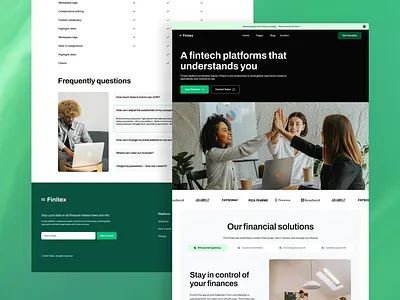 Finitex Saas Template agency creative framer framer template fresh saas studio template ui ui design