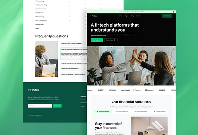 Finitex Saas Template agency creative framer framer template fresh saas studio template ui ui design