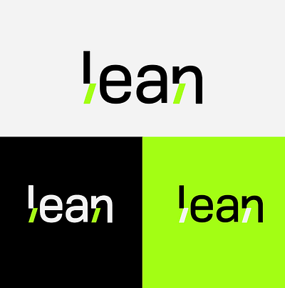 Lean Logo anlogo branding graphic design greenlogo leanlogo lelogo llogo logo logodesign nlogo