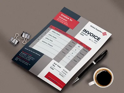 Invoice bifold brochure booklet branding brochure design business catalog business flyer business magazine company profile double sided flyer event flyer graphic design invoice leaflet marketing flyer menu card