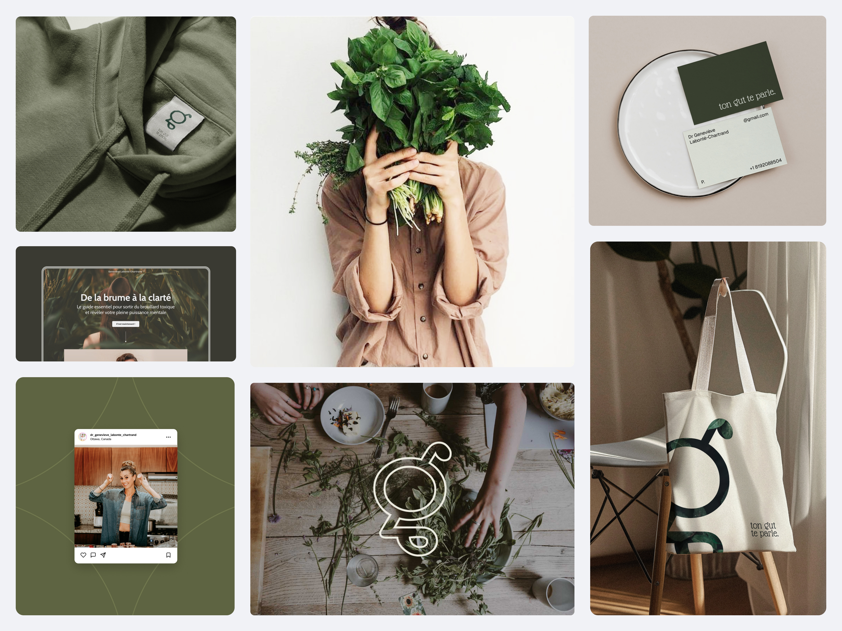 Example of Ton gut te parle branding