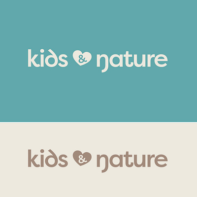 Kids & Nature Logo bedlogo kidlogo kids nature logo kidsbaby kidsbedlogo klogo knlogo logo logodesign naturelogo