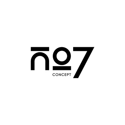 No 7 logo 7logo cafelogo conceptlogo logo logodesign nlogo no 7 logo no7 nologo numberlogo