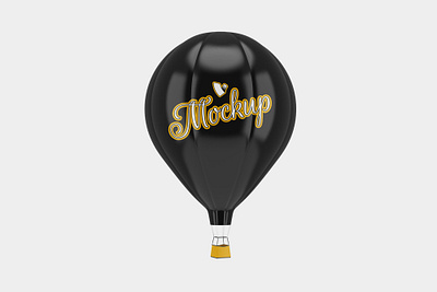 Hot Air Balloon Mockup air balloon balloon mockup branding branding mockup mockup psd psd mockup