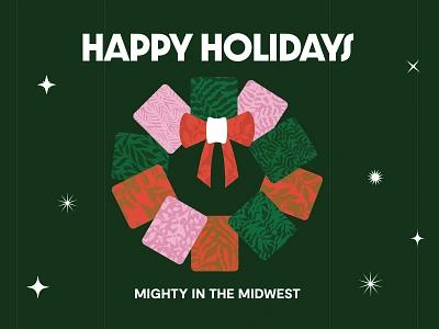 Holiday Landing Page agency animation christmas design grand rapids holiday illustration landing page michigan motion new years react responsive snowflake ui web design website wreath