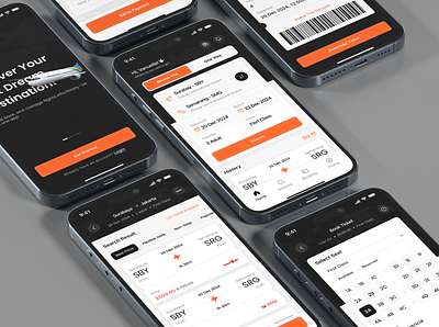 Mimber - Flight Booking Mobile App airplane airplane mobile app aplication booking clean cool design flight flightbooking flightbookingmobileapp flightmobileapp mobile mobileapp supply ui uiux ux