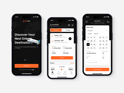 Mimber - Flight Booking Mobile App airplane airplane mobile app aplication booking clean cool design flight flightbooking flightbookingmobileapp flightmobileapp mobile mobileapp supply ui uiux ux