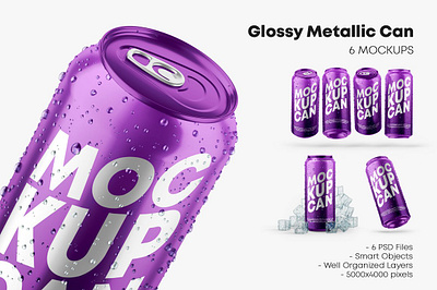 6 Metallic Can Mockups 6 metallic can mockups aluminium can mockup beer mockup beverage mockup can mockup can mockups cans mockup cider mockup condensation mockup drink can mockup drinks mockup energy mockup metallic can mockup metallic can mockups