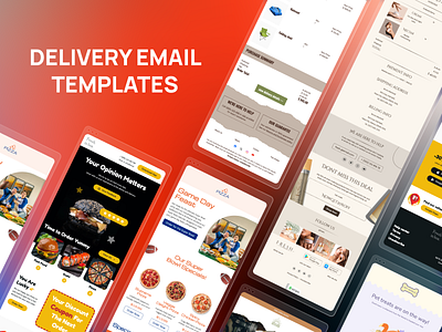 Delivery Email Templates delivery email design email email builder email campaign email design email marketing email newsletter email templates html email marketing newsletter stripo email ux design web design