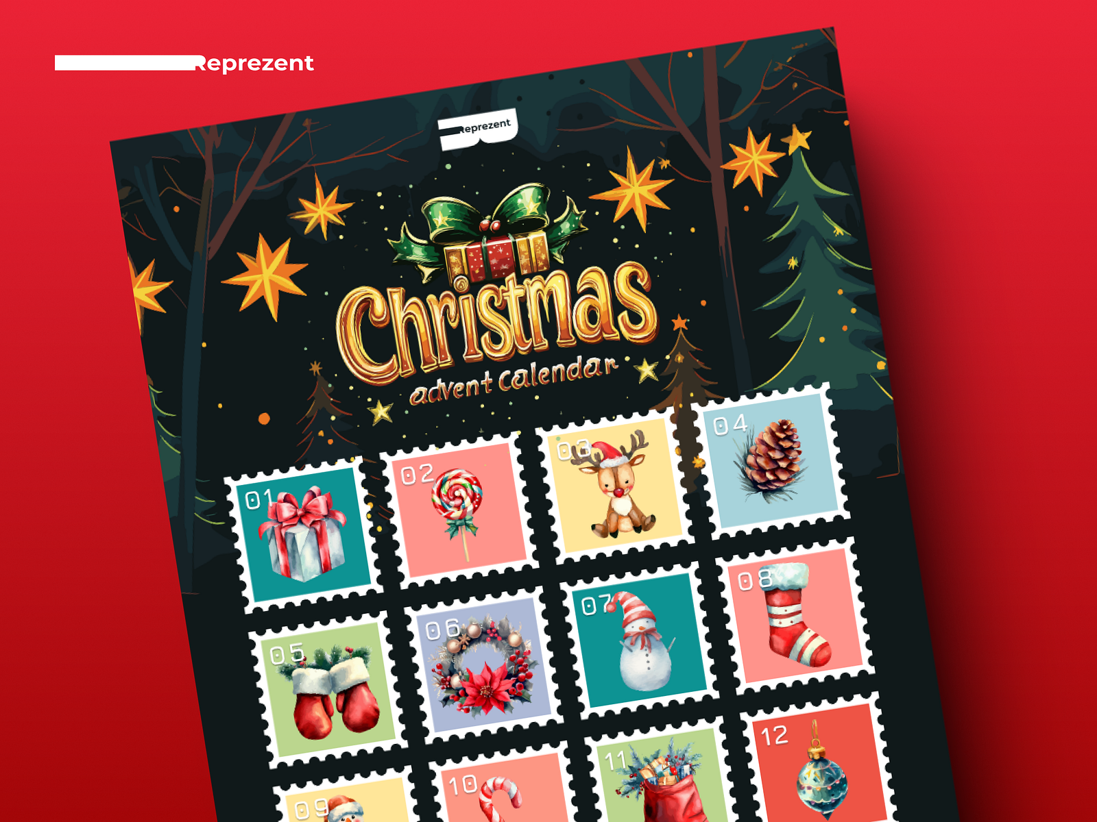 Christmas Digital Advent Calendar Design by Reprezent 🇺🇦 Presentation