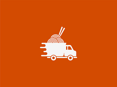 Noodle Truck Logo asian brand identity branddesign brandidentity branding branding concept fast food food food truck instant food japanese korean logo logo design logodesign noodle noodlebox ramen truck visual identity