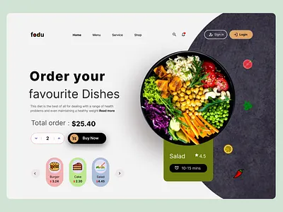 Website landing page application branding design food graphic design illustration landing page logo mobile application product design seamless typography ui ux vector visual design web website