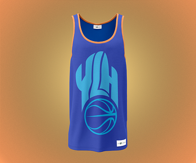 Yah Local Hooper logo Design basketball jersey illustrator lettering logo design