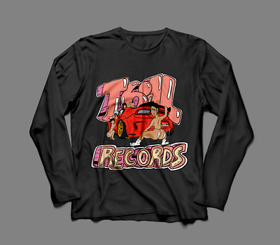 Trill Records Summer 2025 Merch illustration lettering procreate tshirt design typography