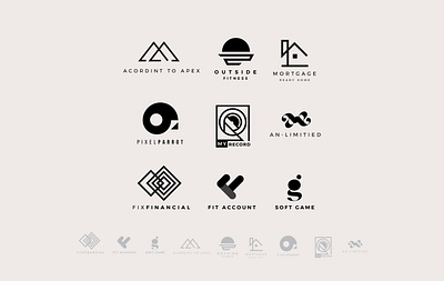 Luxury logo collage logo