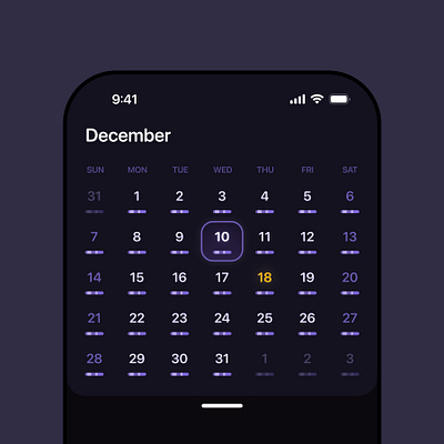 Calendar Exploration 📅 app calendar mobile