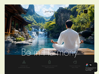 Improve spacing in typography to Pro Level with our Figma Plugin figma meditation plugin ui uiux webdesign yoga