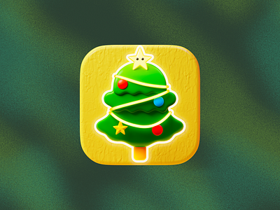 Christmas Snapchat 3d appicon c4d christmas christmas tree ios snapchat