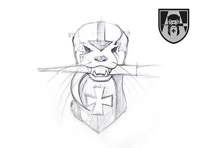 Otter Emblem Sketch: The Design Process artisticprocess badgesketch conceptart creativeprocess designdevelopment designsketch drawingdesign emblemsketch graphicsketch handdrawnart illustratedconcept illustrationprocess logodevelopment logosketch militaryart militarypatchsketch otterart pencilsketch sketchdesign workinprogress