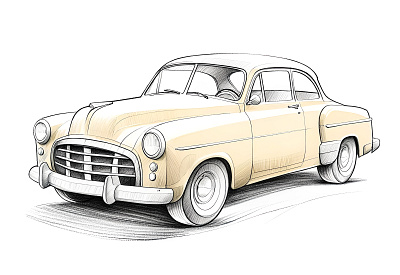 Classic Car Sketch Illustration car car concept car drawing car illustration car sketch cartoonsaz classic car classic car design classic car illustration concept concept art design graphic design illustration old car drawing pencil sketch sketch sketching vintage car vintage car drawing