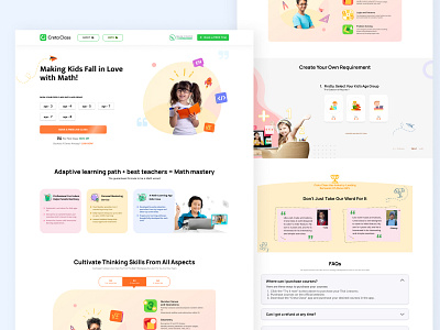 Online Course E-Learning Website banner branding clean course cv design e learning education figma hero kid landing modern online course portfolio schools teaching tranding ui ux