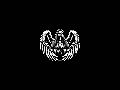 Gaming logo design animal bird death devil evil gaming logo skeleton sports wings